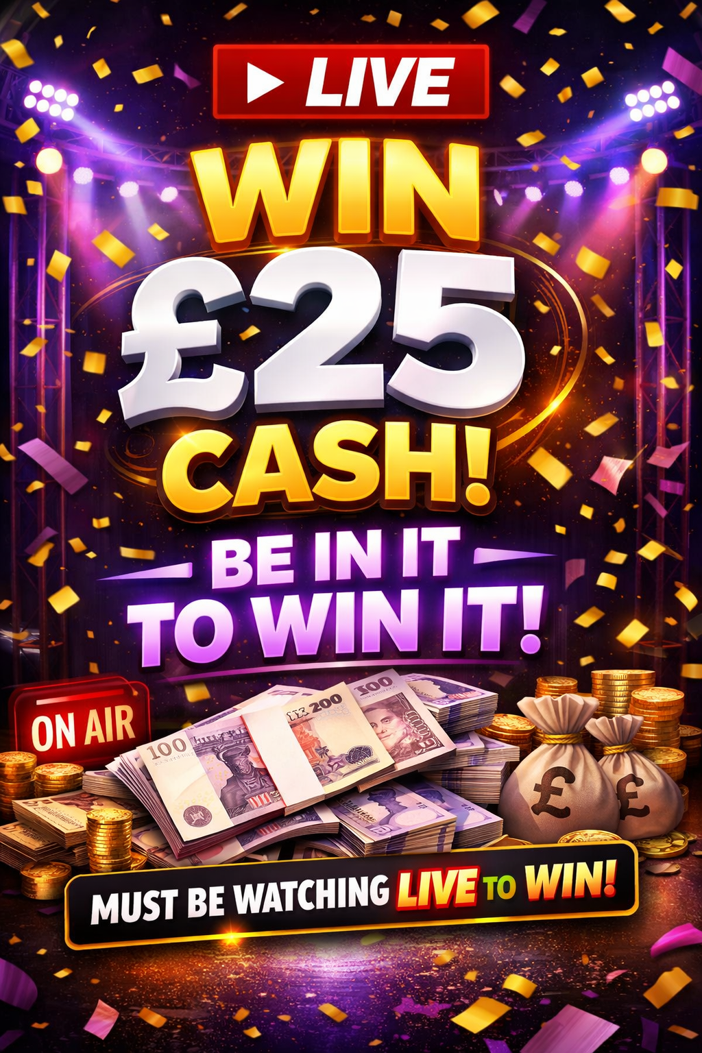 Free Entry - Win £25